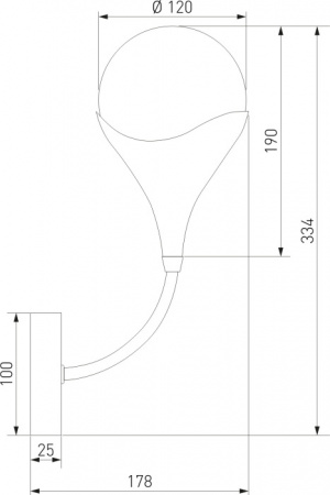 Бра Calyx 60168/1