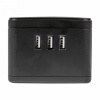 S-GCD2-1,5SBU BLACK Удлинитель серии Standard, с/з, шнур 1,5м, 2 гнезда, 3 USB, 16А. Черный. ТМ Uniel