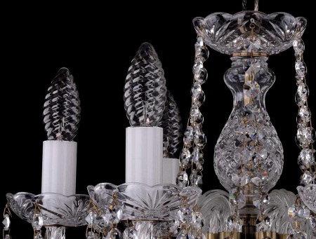 Подвесная люстра Bohemia Ivele Crystal 1402 1402/6/141/Pa