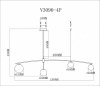 Светильник на штанге Moderli Sierro V3090-4P