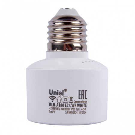 Патрон ULH ULH-A180 E27/WF WHITE