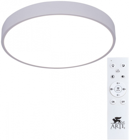 Потолочный светодиодный светильник Arte Lamp Arena A2661PL-1WH