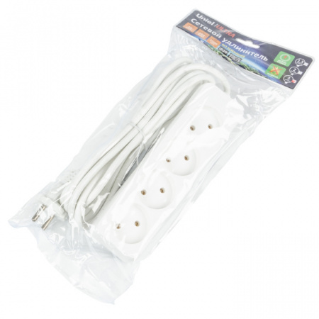 Розеточные блоки, удлинители Ultra S-CU4-3 WHITE