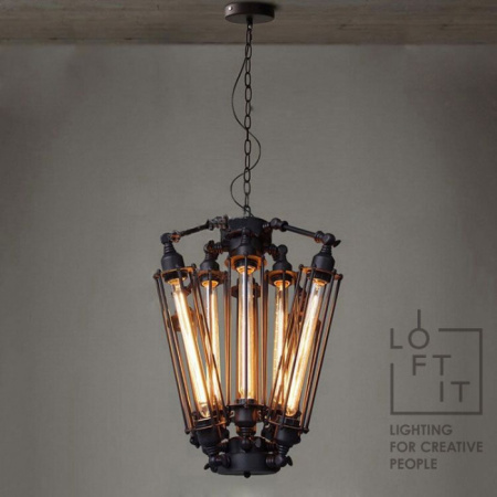 Подвесная люстра Loft Industrial Cage LOFT1136