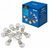 ULD-S1800-010/STB/3AA WARM WHITE IP20 RETRO BULBS Гирлянда светодиодная «Лампочки ретро», на батарейках 3AA (не в/к),  1,8м. 10 светоди