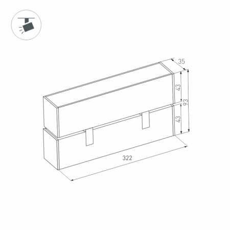 Трековый светильник Arlight Mag-45 026974