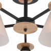 Люстра на штанге Reluce 01625-1 01625-0.3-05 BK+WOOD