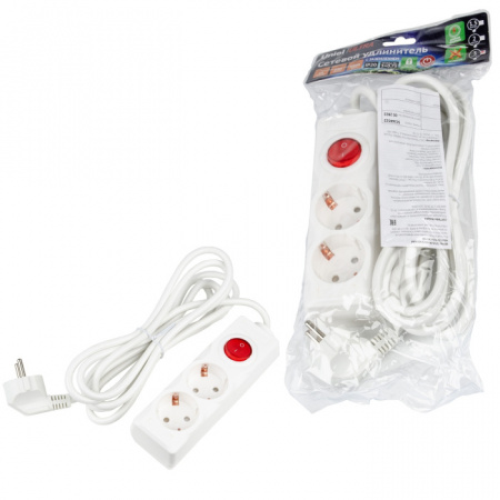 Розеточные блоки, удлинители Ultra S-GCU2-3B WHITE