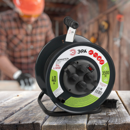 Розеточные блоки, удлинители RMx-4es-3x1.5-40m-IP44(KG)