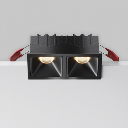 Встраиваемый светильник Maytoni Alfa LED DL043-02-10W3K-SQ-B-1