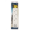 Розеточные блоки, удлинители Travel S-CT3-1,8UC WHITE/GREEN