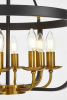 Подвесная люстра LUMINA DECO Berling LDP 8024-8 BK+MD