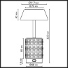 Настольная лампа Odeon Light EXCLUSIVE Lulu 5454/6TL