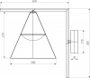 Уличный настенный светильник Elektrostandard Bevel 35184/D черный