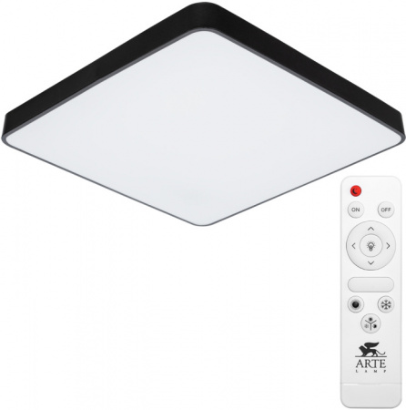 Потолочный светодиодный светильник Arte Lamp Scena A2669PL-1BK