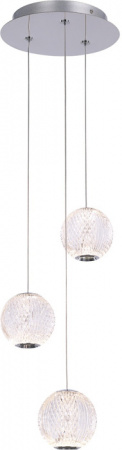 Светильник подвесной Delight Collection Elliot Diamante MD20001012-3A chrome
