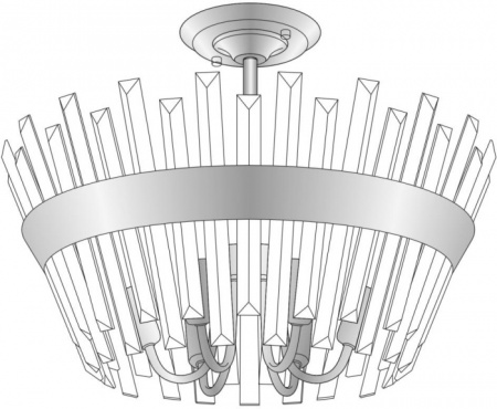 Потолочная люстра Citilux Вестерос CL307160